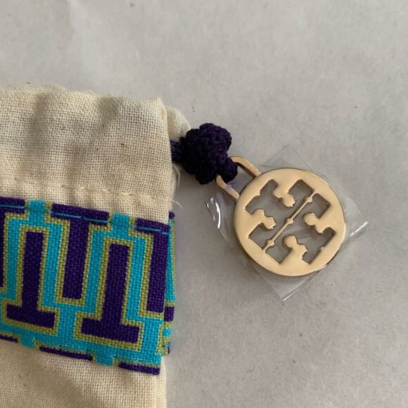 3x Tory Burch Logo Drawstring Canvas Dust Bag For Shoes Handbags 12"x15" - Picture 2 of 2